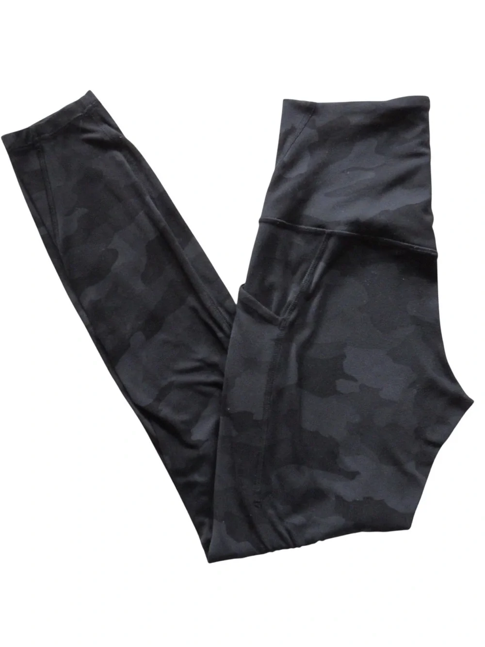 Lululemon Align High Rise Pant with Pockets 4 Camo Black 25 Inch Inseam Nulu